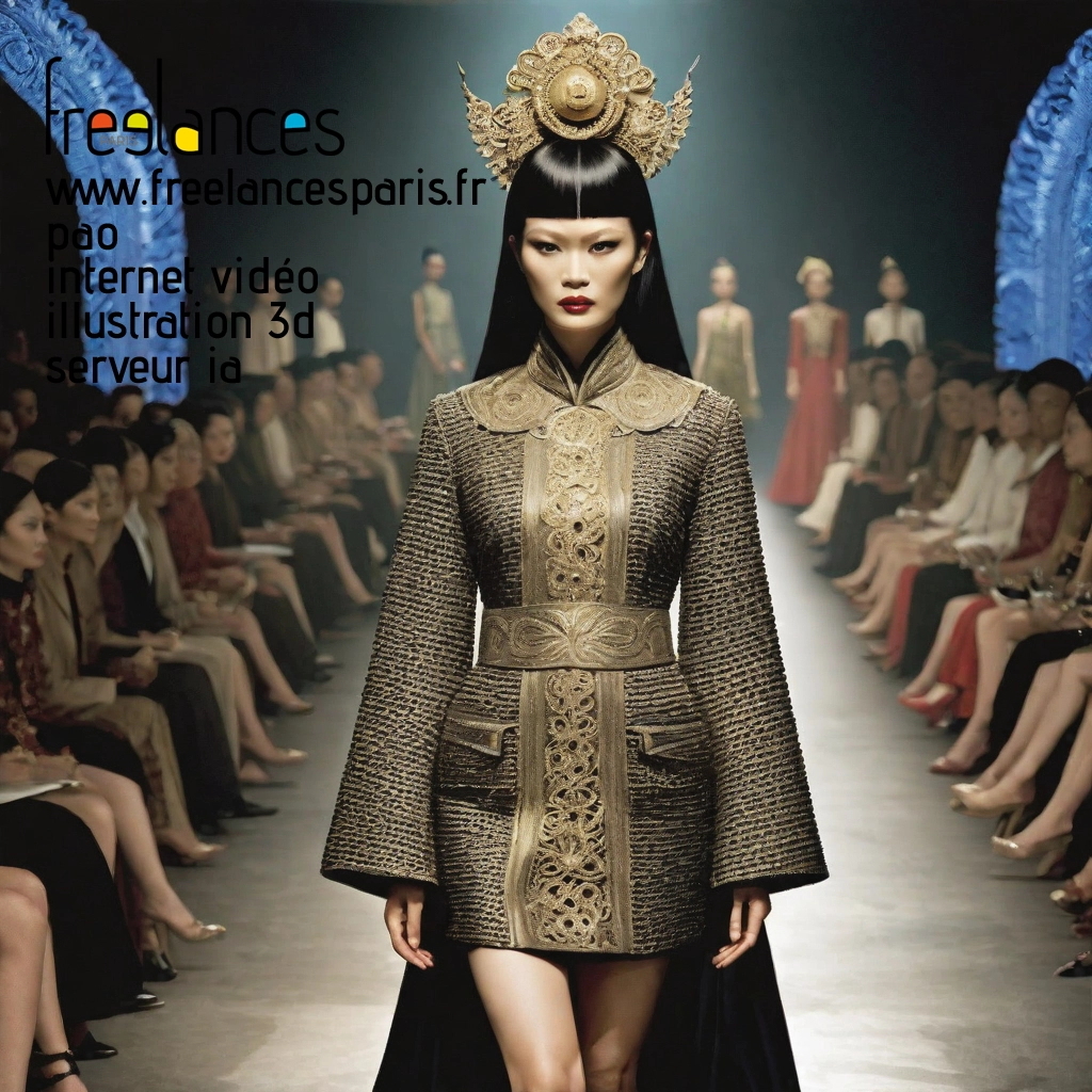 Pao mise en page internet vidéo illustration 3d serveur IA générative AI freelance paris studio de création magazines le0q3r00